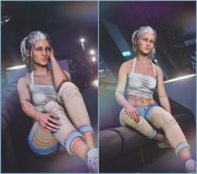 《赛博朋克2077》踝裤MOD