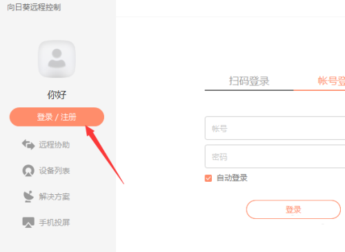 向日葵远程控制软件怎么开启自动检查网络
