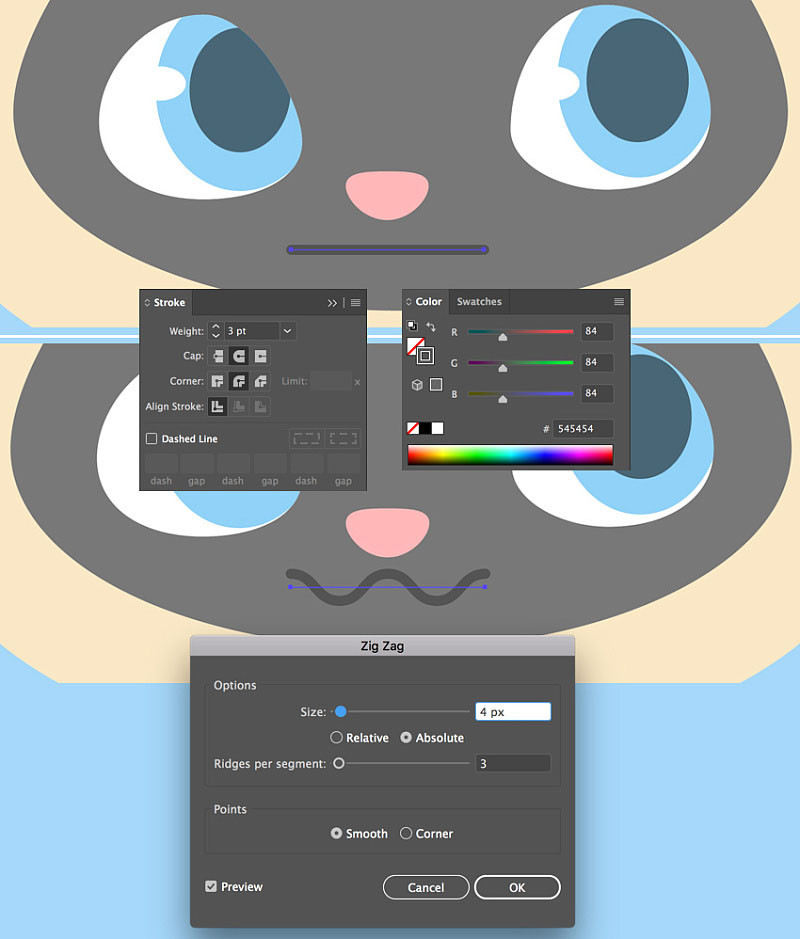 AI怎样绘制卡通萌萌风格暹罗猫图像