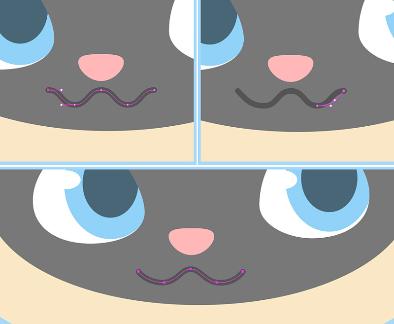 AI怎样绘制卡通萌萌风格暹罗猫图像