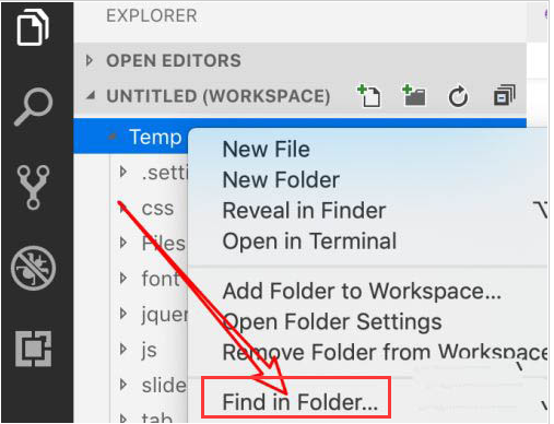 vscode怎样设置搜索条件