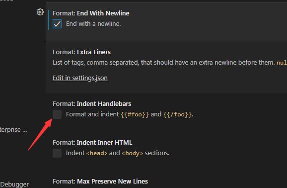 Vscode怎么设置额外行格式