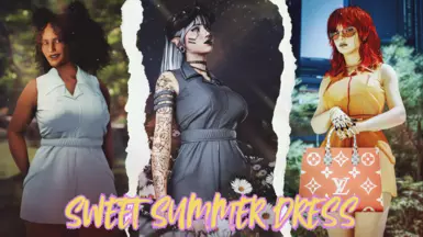 《赛博朋克2077》甜美夏日连衣裙外观MOD