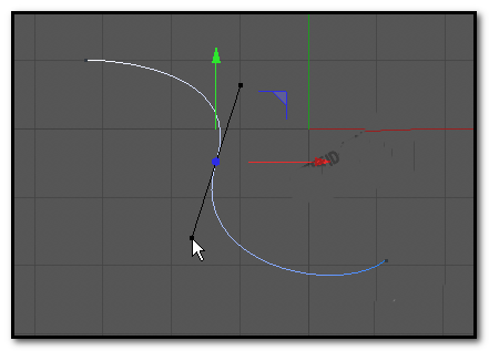 C4D绘制一条贝塞尔曲线