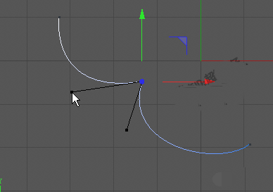 C4D绘制一条贝塞尔曲线