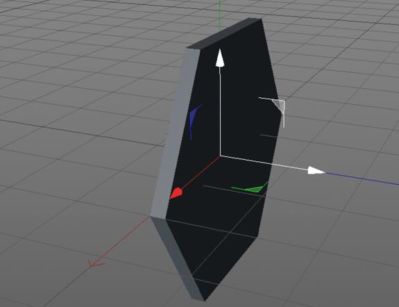 C4D挤压后没厚度怎么办