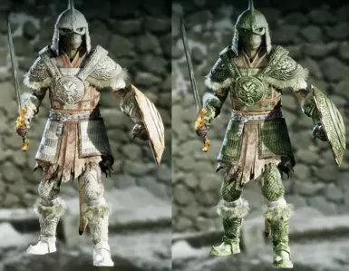 《上古卷轴4：湮灭重制版》绿色兽人盔甲MOD