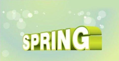 CDRrh制作绿色春天立体字