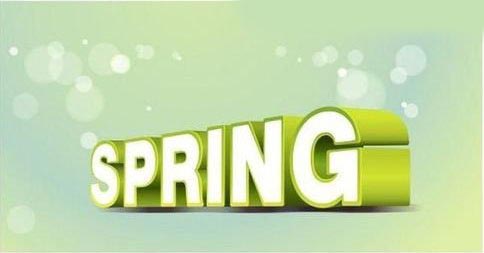 CDRrh制作绿色春天立体字