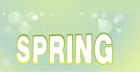 CDRrh制作绿色春天立体字