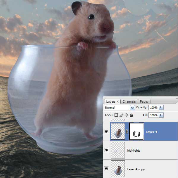 如何用PS合成海盗鼠船长