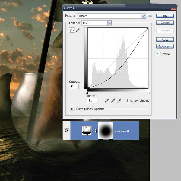 如何用PS合成海盗鼠船长