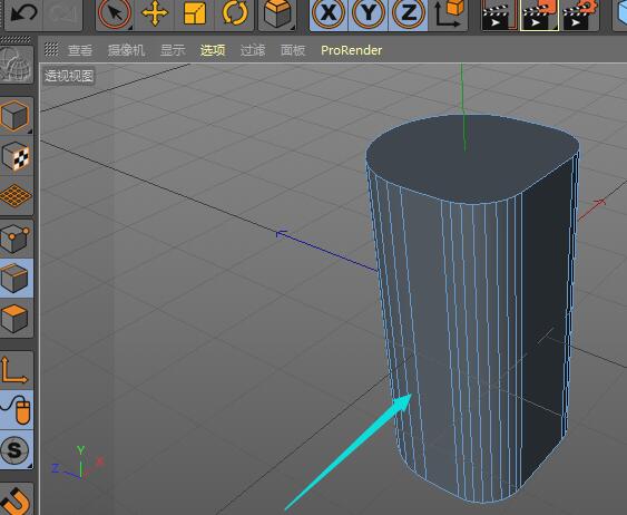 C4D如何改变立方体面