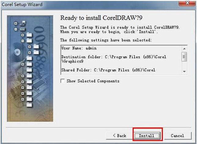 CorelDrawX9怎么安装