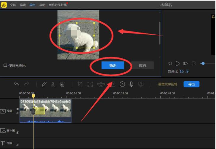 怎么缩放蜜蜂剪辑视频画面