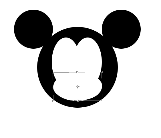 Photoshop怎么设计米老鼠头像