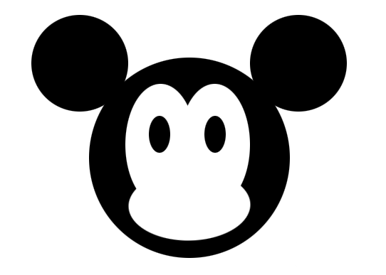 Photoshop怎么设计米老鼠头像