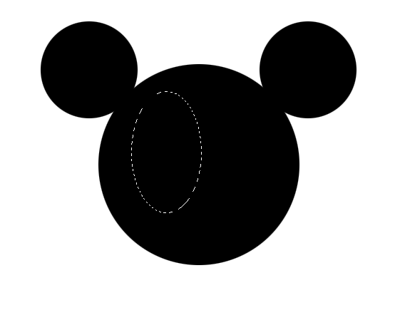 Photoshop怎么设计米老鼠头像