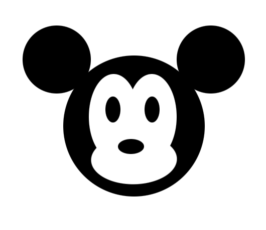 Photoshop怎么设计米老鼠头像