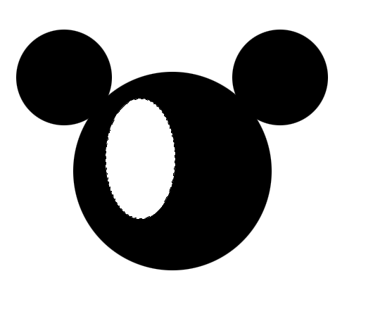 Photoshop怎么设计米老鼠头像