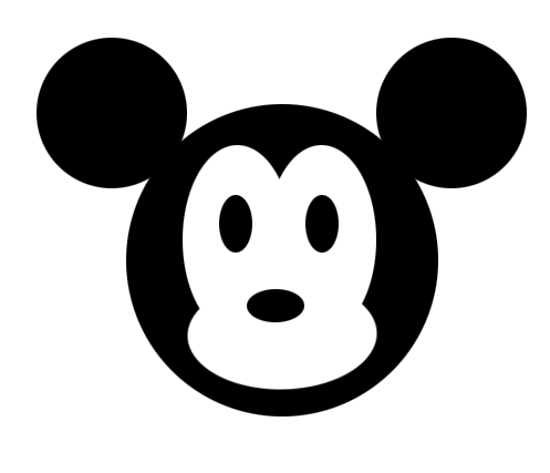 Photoshop怎么设计米老鼠头像