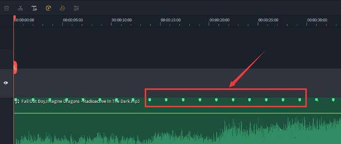 万兴喵影怎么打开节拍标记