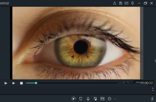 万兴喵影怎么制作瞳孔转场效果
