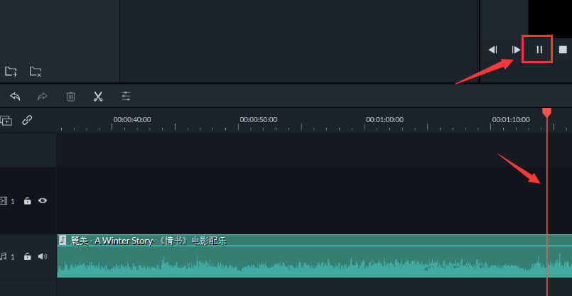 万兴喵影如何裁剪音频片段