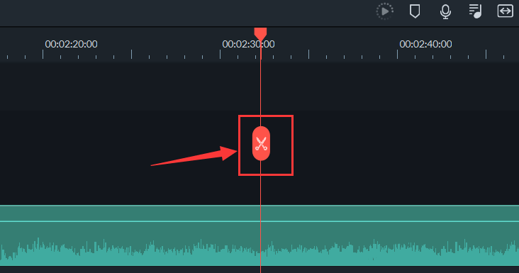 万兴喵影如何裁剪音频片段