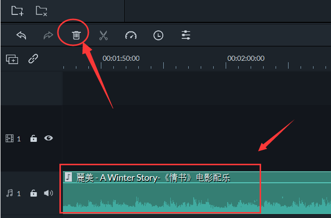 万兴喵影如何裁剪音频片段