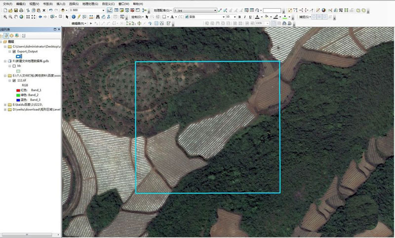 arcgis怎样裁剪影像tif