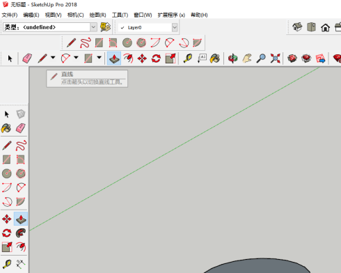 草图大师如何做辅助线