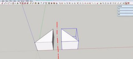 草图大师如何使用镜像功能