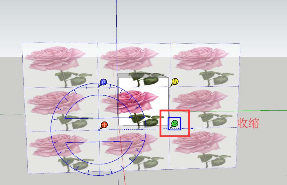 草图大师怎么调整材质贴图位置