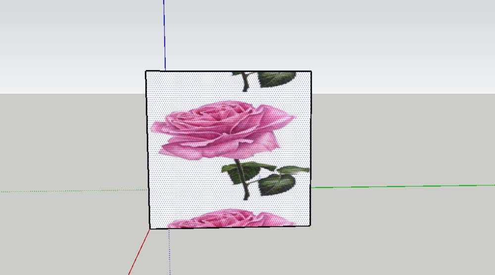 草图大师怎么调整材质贴图位置