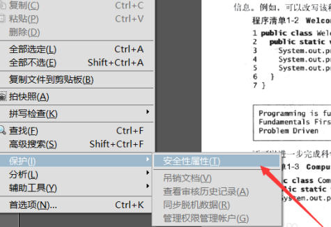 Adobe Reader XI怎样查看文件安全性