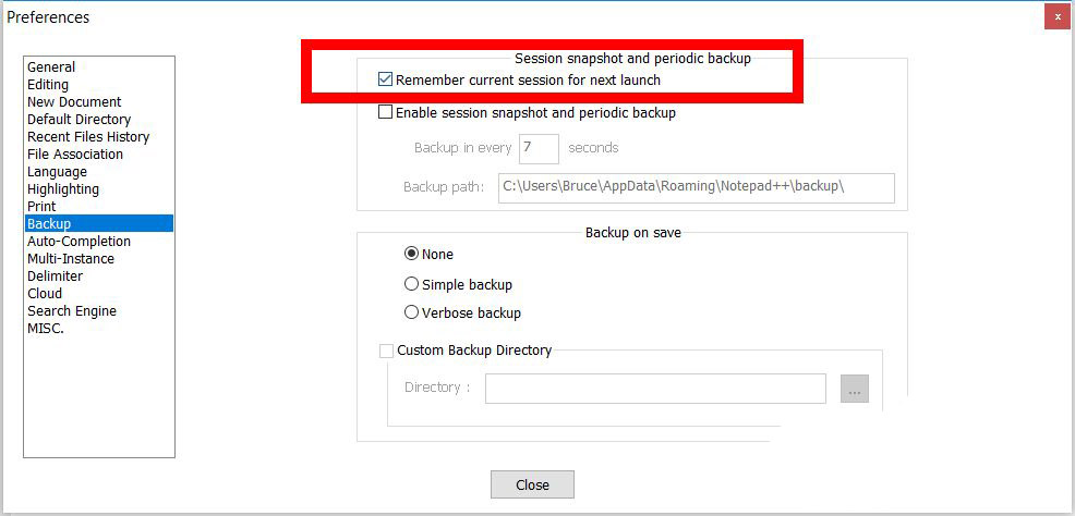 Notepad关闭后未保存怎么办
