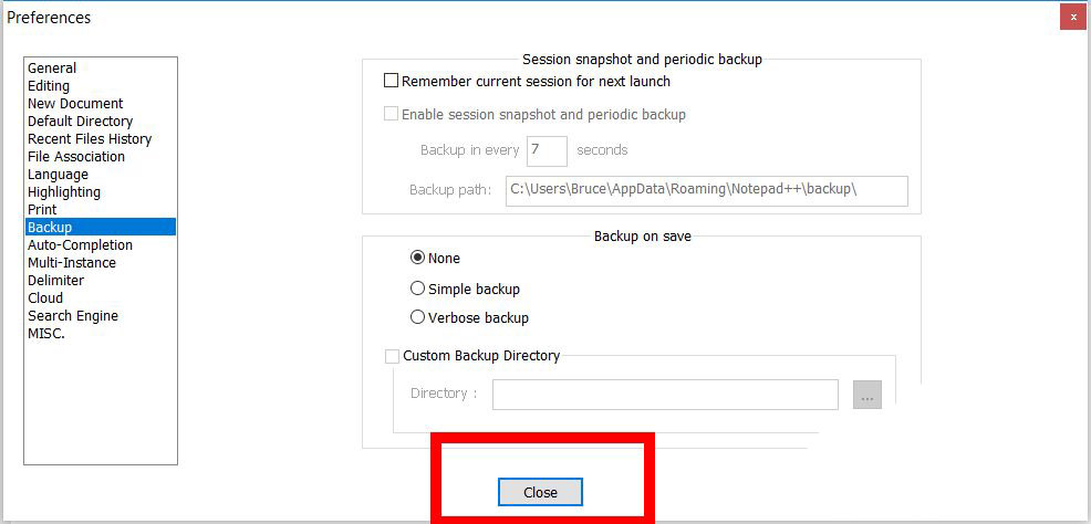 Notepad关闭后未保存怎么办