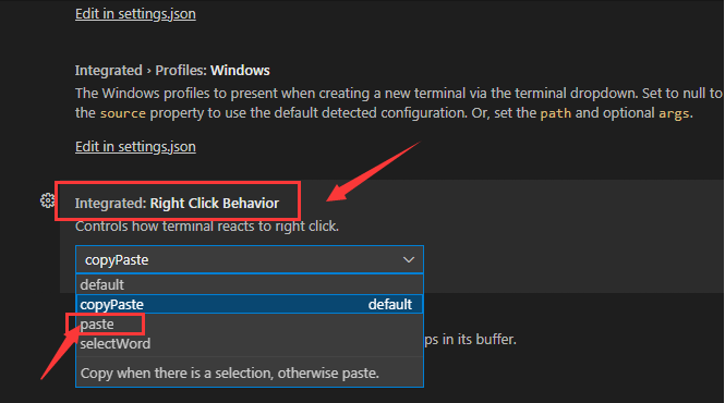 Visual Studio怎么设置鼠标右键单击粘贴