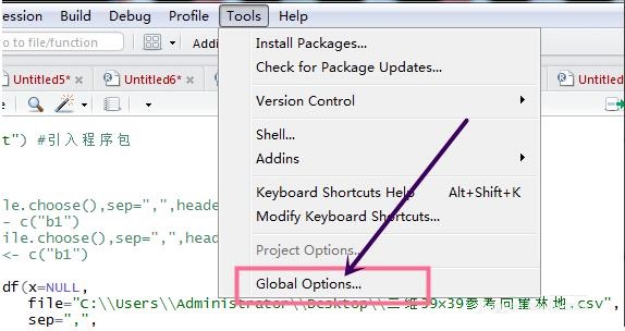 RStudio如何设置字体和背景