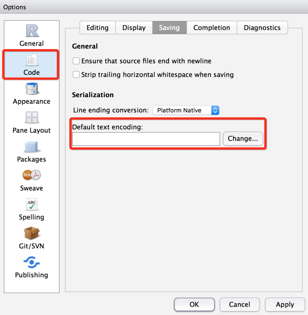 RStudio出现中文乱码怎么办