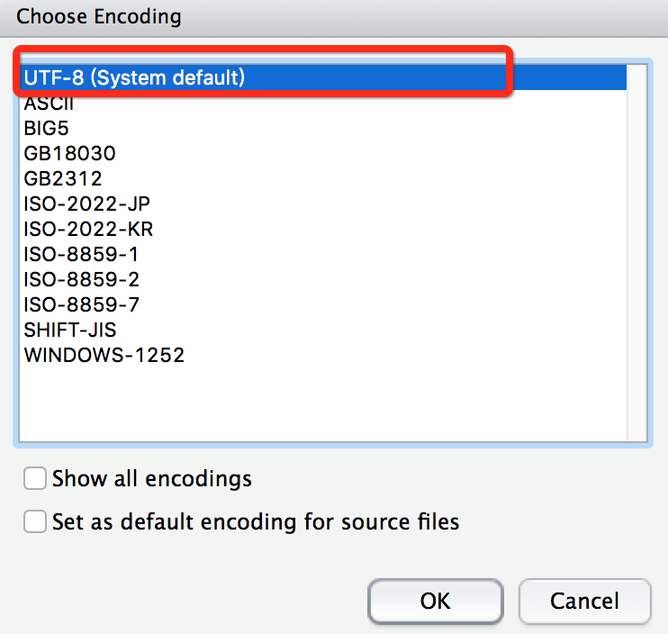 RStudio出现中文乱码怎么办