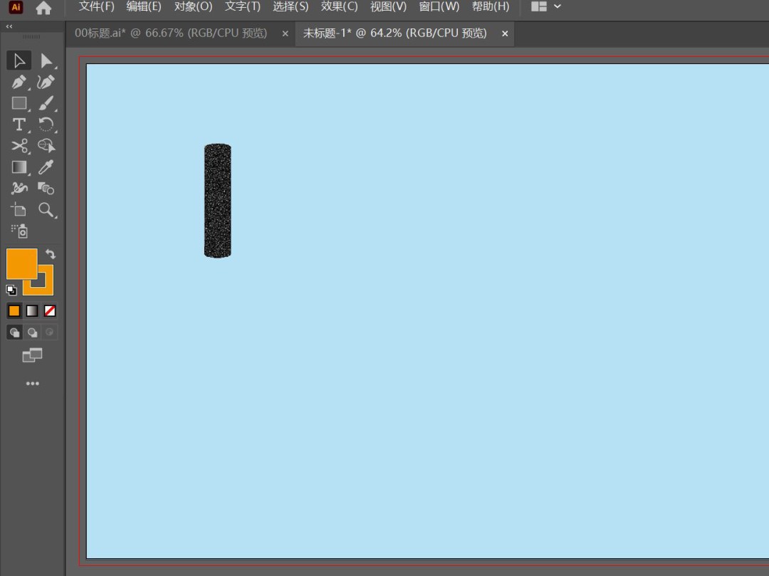 使用AI图形网状素描效果