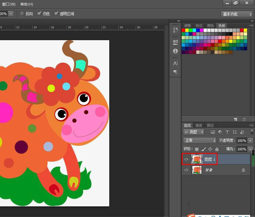 ps图片怎么添加白色描边效果