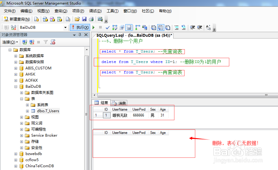 SQL Server 2008数据库入门操作