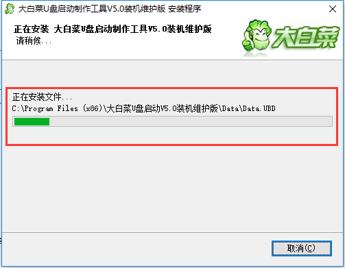 大白菜U盘启动制作工具v6.0.2007.6