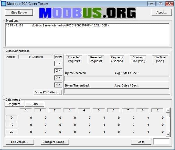 MODBUS-TCP Client Testerv1.0