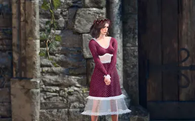 《博德之门3》Livia连衣裙MOD