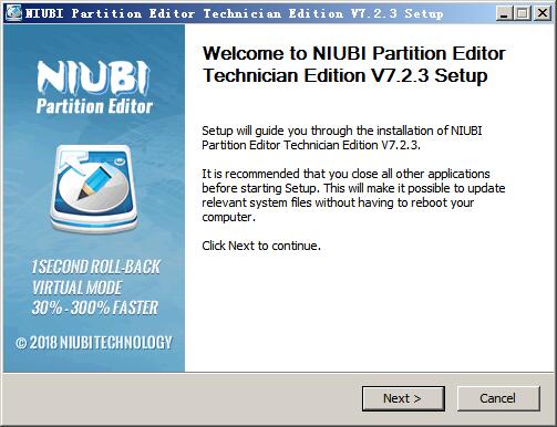 NIUBI Partition Editorv7.2.3