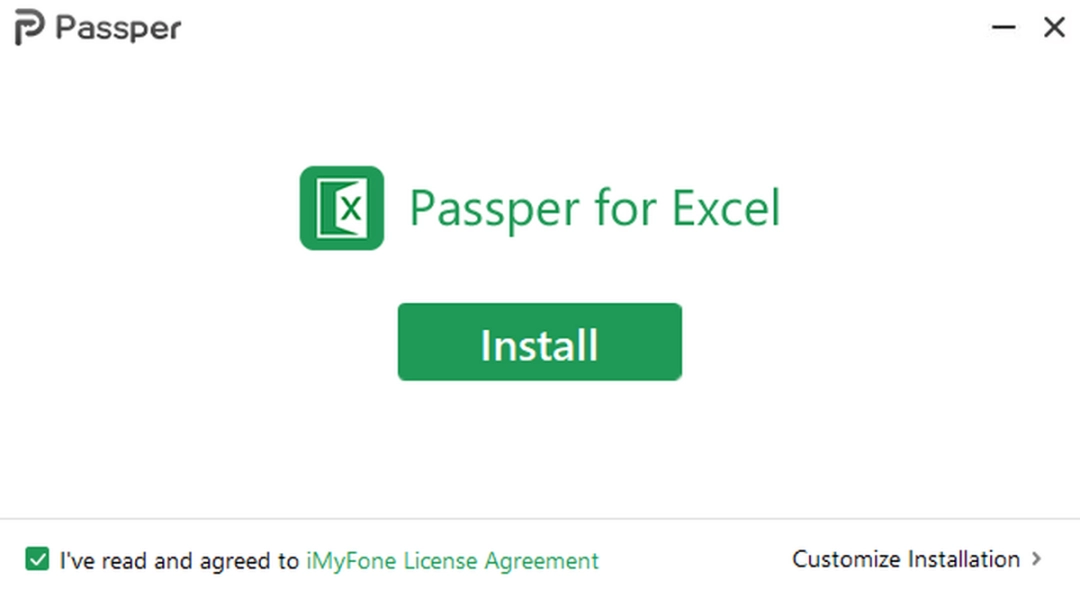 Passper for Excelv3.7.1